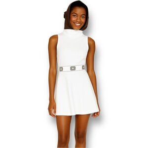 Star Wars M White Brown Princess Leia Mini Dress Hooded Halloween Costume Disne